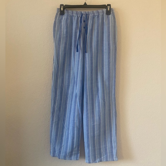 Planet Sleep Flannel Full Length Pajama Pants Stretch Drawstring Waist, Size S - Picture 1 of 7